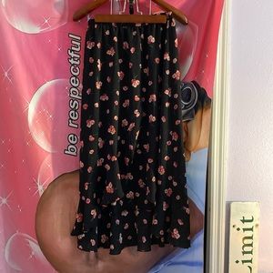 floral skirt from “gap”